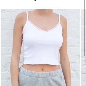 Brandy Melville white nicolette tank with tags